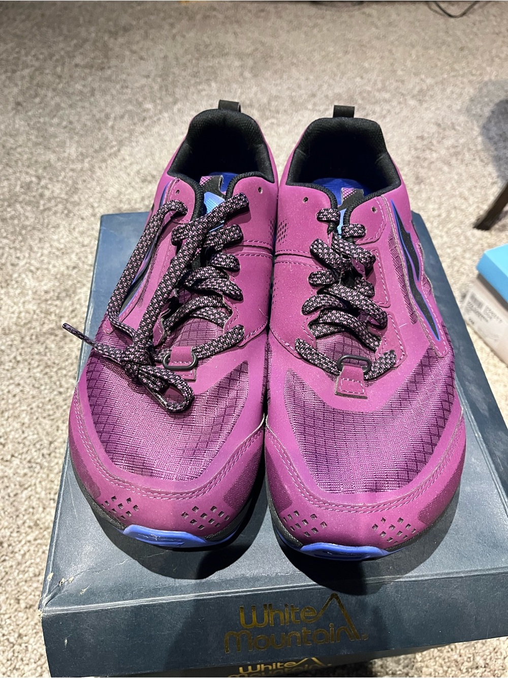 Altra Women's Purple Athletic Running Shoes with Blue Accents